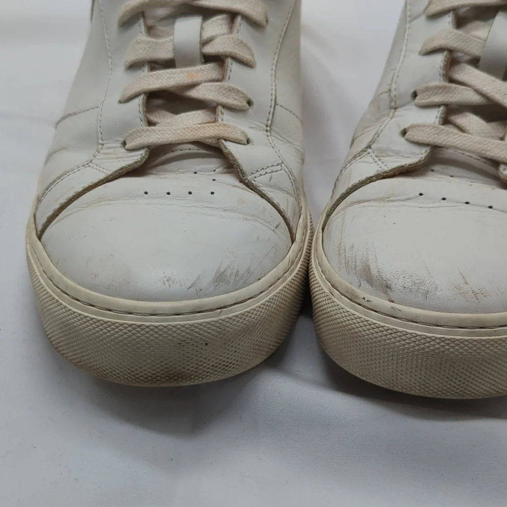 Greats Brooklyn white men’s Italian sneakers, size 12 US